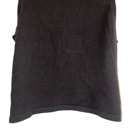 Vtg Bechamel Plus Size Cardigan Sweater Vest Womens 1X Christmas Santa Holiday - Picture 9 of 12